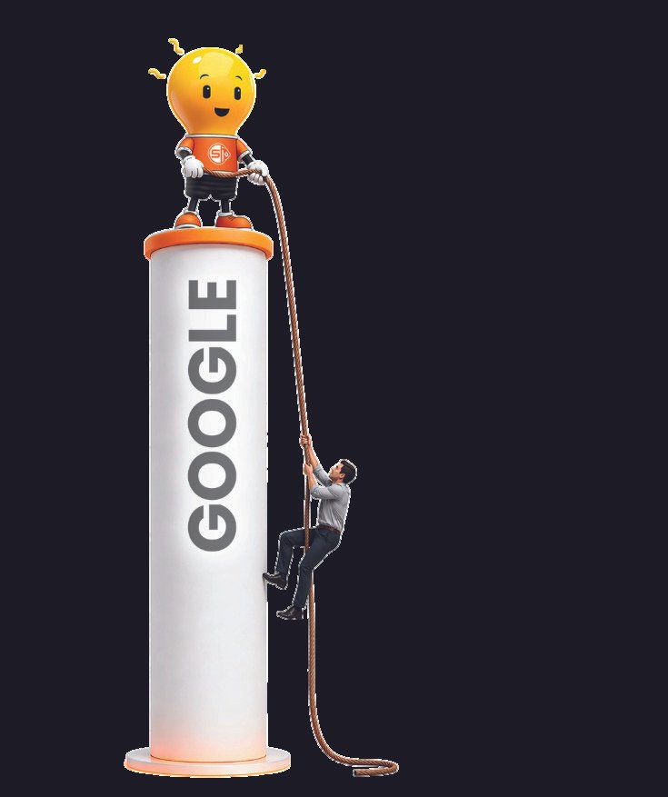 Google website growth illustration